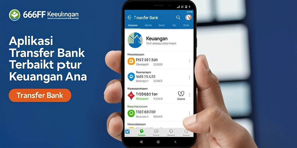 Tampilan antarmuka 666FF untuk transfer bank yang mudah dan cepat.