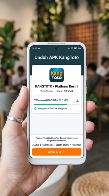 Tampilan halaman APK kangtoto